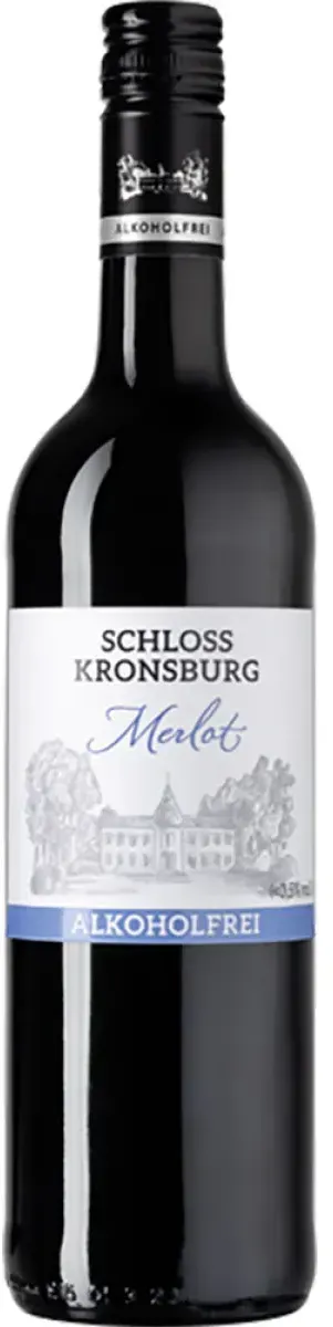 Schloss Kronsburg Merlot alkoholfrei Rotwein halbtrocken 0,75 l