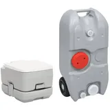 vidaXL Tragbare Camping-Toilette mit Wasserbehälter