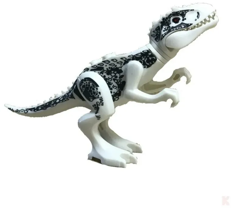 Klemos KL-40033 Klemmbaustein Dinosaurier Tyrannosaurus weiß
