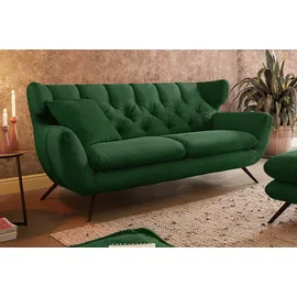 KAWOLA 2,5-Sitzer Charme Cord smaragd