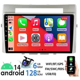 ESSGOO DAB+ 8Core Für Toyota Corolla Verso 2003-2009 Android 14 GPS NAVI WIFI Autoradio (Digitalradio (DAB), RDS, AM, FM, Carplay Android Auto Bluetooth EQ USB GPS Navi WIFI Touchscreen)