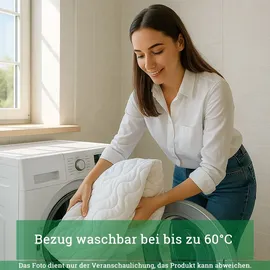 bettmacher Topperbezug 200 x 200 cm weiß
