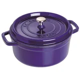 Staub Cocotte 24 cm rund dunkelblau