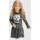 Kidsworld Jerseykleid in anthrazit-gemustert | Gr.: 104/110