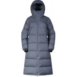 Bergans Damen Urban Down Long Mantel (Größe L, blau)