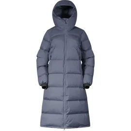 Bergans Damen Urban Down Long Mantel (Größe L, blau)
