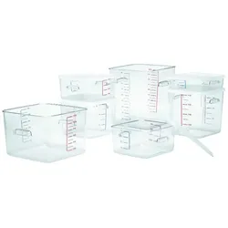 Platzsparender Behälter 17 Liter, Rubbermaid, VB 006318, Transparent