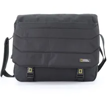 National Geographic "Pro", Damen, Gr. B/H/T: 10,5cm x 31cm x 38cm, schwarz, Nylon, unifarben, Taschen Schultertasche, mit Überschlag