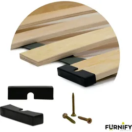 furnify Rolllattenrost Lattenrost Rollrost | Bettrost Holzlatten Federleisten 70 x 140 cm