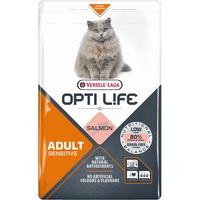 Versele-Laga VERSELE LAGA - Trockenfutter Katzen Opti Life Sensitive - Futter für Erwachsene Katzen ohne Getreide - Mit Lachs - 2,5kg