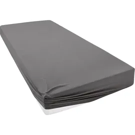otto home Spannbettlaken Jersey-Elasthan 200 x 200 cm grau