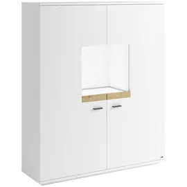 Set One by Musterring Highboard Lancaster Dekor Weiß