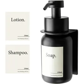 Designfabrik Hamburg Seifenspender 250ml Schwarz