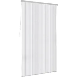 Duschrollo KLEINE WOLKE, transparent (milky, transparent), B:128cm H:240cm, Kunststoff, Duschvorhänge, ausziehbar, 128 x 240 cm