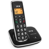 SPC Comfort Kaiser – Schnurloses Festnetztelefon für Senioren mit Tasten und Ziffern in XL–Größe, verstärktem Ton, 2 Direktspeichern, Telefonbuch und Freisprecheinrichtung