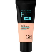 Maybelline Fit Me! Matte + Poreless Make-Up 30 ml 124 Soft Sand
