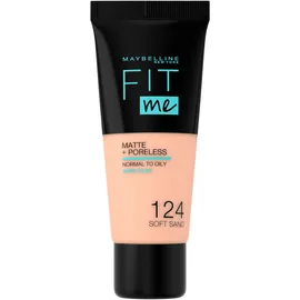 Maybelline Fit Me! Matte + Poreless Make-Up 30 ml 124 Soft Sand