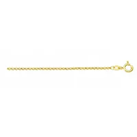 Adelia ́s Adeliás Damen 333 Gold Erbs Halskette Ø 1,5 mm", gold, | Gr.: 50 cm