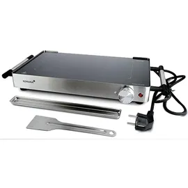KORONA Tischgrill stufenloser Temperaturregler schwarz, silber