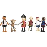 Small Foot Company Small foot 12412 - Biegepuppen Piraten Figuren, 6er Set
