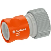 Gardena Profi-System-Übergangsstück mit Wasserstop 19 mm (3/4") (2814-20)