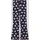 s.Oliver Gerippte Leggings mit Flared Leg und All-over-Print - blau - 128