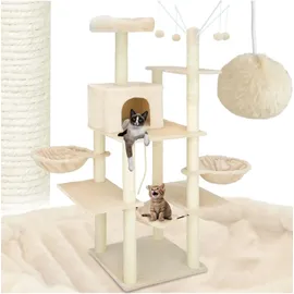 Tectake Lilou 165 cm beige