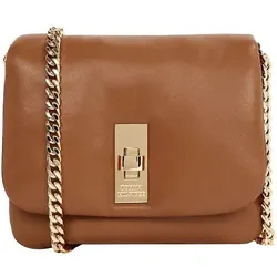 Tommy Hilfiger Soft Leather Mini Bag Umhängetasche Leder 18 cm  braun