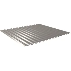 Wellblech 18/1064 | Dach | Aluminium 0,70 mm | 25 μm Polyester | 9007 - Graualuminium