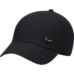 Nike Dri-FIT Club Cap - Kappe - Schwarz/Metallic Silver - M/L