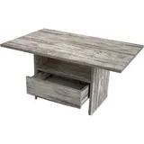 Möbel SD Celine Weiß Eiche 57 x 44,5 x 57 cm