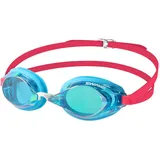 SWANS verspiegelte Schwimmbrille SR-2MEV, Farbe:Sky Blue and Ruby (SBRU)