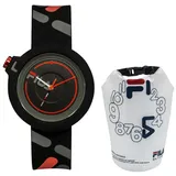 Fila Puffy 38-6081-008 Herrenuhr - Schwarz/Schwarz