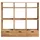 Tikamoon Kinderbücherregal Miho 120 x 112 x 40 cm Eiche geölt rosa