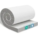 eloneo Viscoelastischer Matratzen Topper 100x190cm, Matratzentopper mit Memory Foam Effekt, 8 cm Höhe, Matratzenauflage für Bett und Boxspringbett