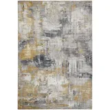 LUXOR LIVING Prima gelb, B:80cm H:7mm L:200cm, Kunstfaser, Teppiche, Teppich, Kurzflor, bedruckt, modernes Design, auch als Läufer erhältlich