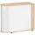 Geramöbel Flex Rollladenschrank 100 x 40 x 83 cm silber