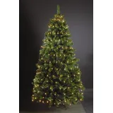 coen bakker 80 LED Trapez Kegel Warmweiß Netz für Weihnachtsbaum 90-130cm Lichternetz