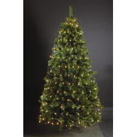 coen bakker 80 LED Trapez Kegel Warmweiß Netz für Weihnachtsbaum 90-130cm Lichternetz