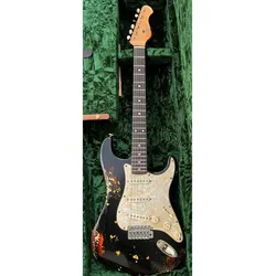 Maybach Stradovari Masterbuilt by Nick Page Black Over Sunburst Heavy Relic