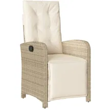 vidaXL Gartensessel 58,5 x 69 x 0 cm beige