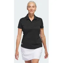 adidas Solid Performance Short Sleeve Poloshirt Black M