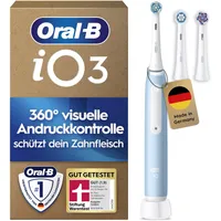 Oral-B iO Series 3 Plus hellblau + Aufsteckbürsten 3 St.