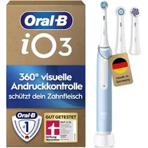 Oral-B iO Series 3 Plus hellblau + Aufsteckbürsten 3 St.