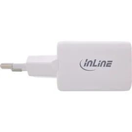 InLine Power Delivery + Quick Charge USB Netzteil, 33W, USB-A + USB-C, weiß