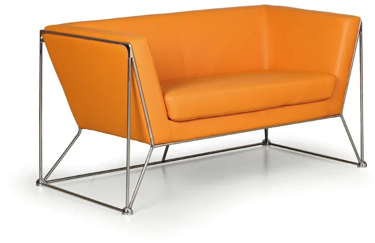 Sofa NET, 2 Sitzplätze, orange