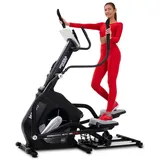 Miweba Ellipsentrainer MC700 | Crosstrainer Zuhause - Heimtrainer - App - 32 Stufen Magnetbremse - Stepper - Ergometer - Smart Display - Schwarz - Schwarz