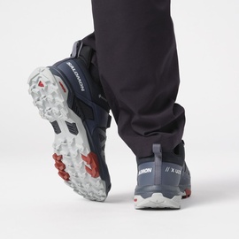 Salomon X Ultra 4 Gore-Tex Herren Carbon / Bering Sea / Pearl Blue 42 2/3