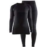 Blåkläder Damen Unterwäsche Set Light Schwarz/Kornblumenblau M