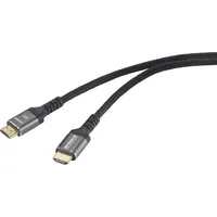 SpeaKa Professional HDMI Anschlusskabel HDMI-A Stecker 5.00 m Schwarz